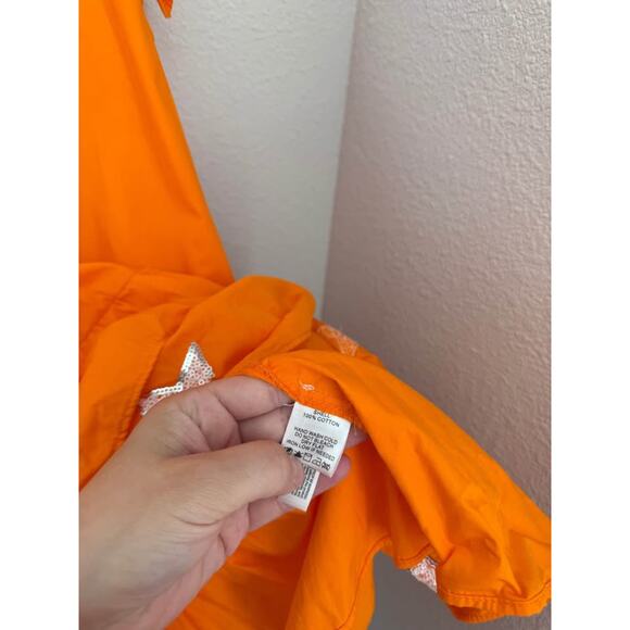 Fantastic Fawn Women’s Star Sequin Collegiate Tailgate‎ Mini Dress Sz M - Picture 5 of 9